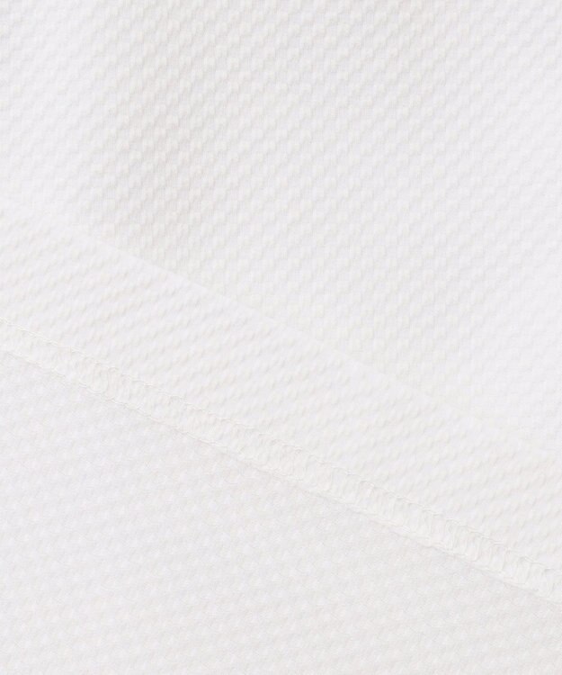 JOSEPH ABBOUD 【オーガニックコットン】ブロックサッカー Tシャツ ホワイト系