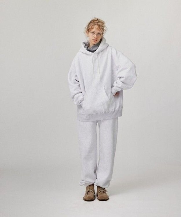 LENO HOODIE 《FRENCH TERRY》《UNISEX》 プルオーバーフーディ/パーカー OATMEAL