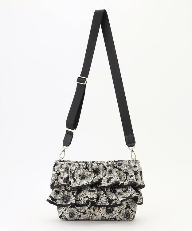 TOCCA 【美人百花掲載】【新色登場】FRILL POCHETTE ポシェット ブラック系1
