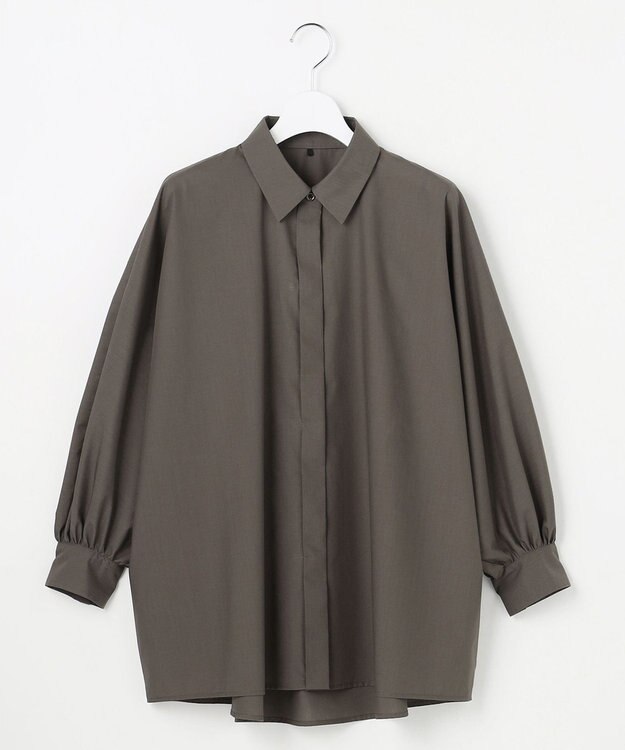 自由区 フォルム シャツ チャコール