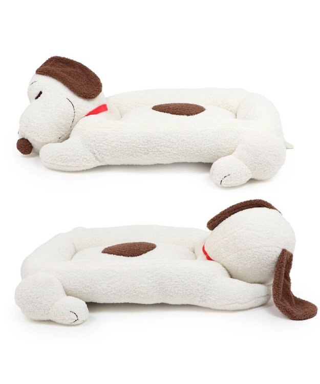 PET PARADISE スヌーピー うたたねクッション ホワイト