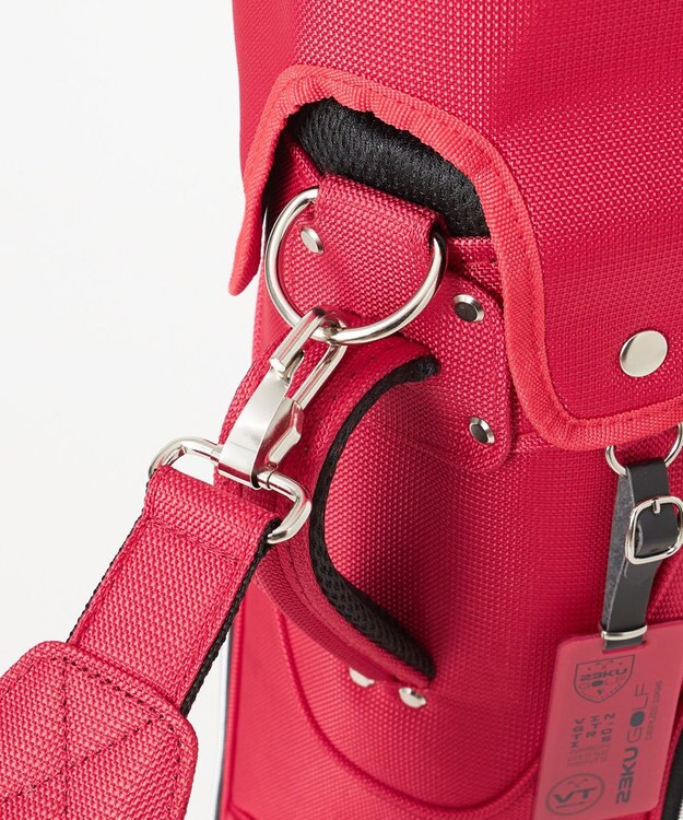 23区GOLF 【UNISEX】ツアーモデル キャディバッグ レッド系