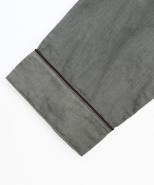 京和晒綿紗 【紗栄子さん愛用パジャマの色違い/UNISEX】ガーゼパジャマ 2重合わせ 草木染め【すみくろ】 すみくろ