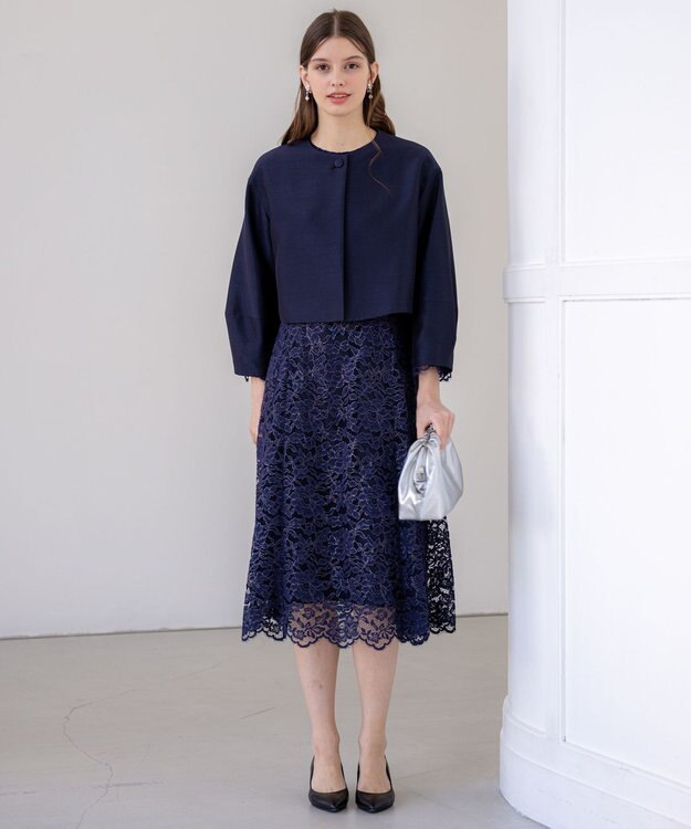 23区 【APPLAUDIR】トリアセシャンタン ジャケット ネイビー