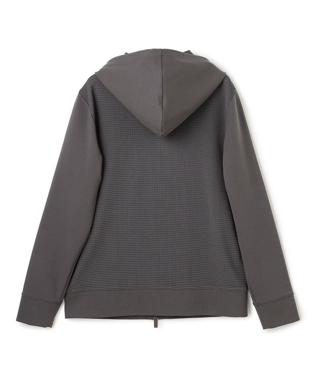 JOSEPH HOMME 【オリジナル素材 】ライトタックジャージー   ジップアップフーディー グレー系
