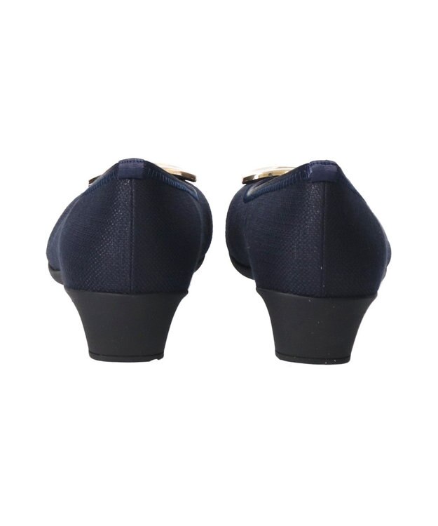 Bridget Birkin 【Bridget Birkin Walk】メタルバックルウォーキングパンプス ネイビー雑材