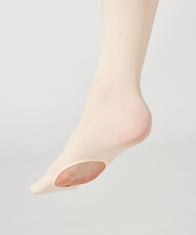 Chacott クールタイツ（穴あき）キシリトール加工 ヨーロピアンピンク