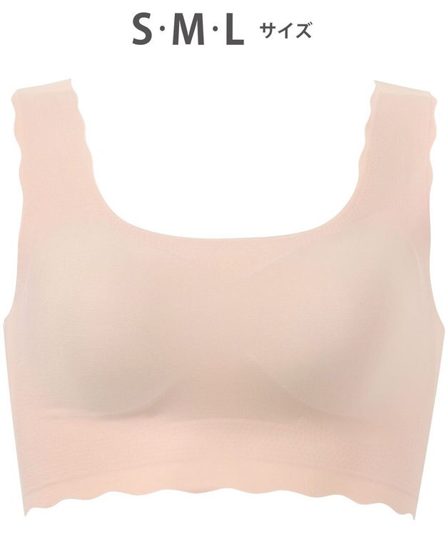 WACOAL 【GOCOCi ゴコチ】 ノンワイヤーブラ ハーフトップ まるでつけていないような着ごこち フラット仕上げ ホックなし CGG535 /ワコール カカオ