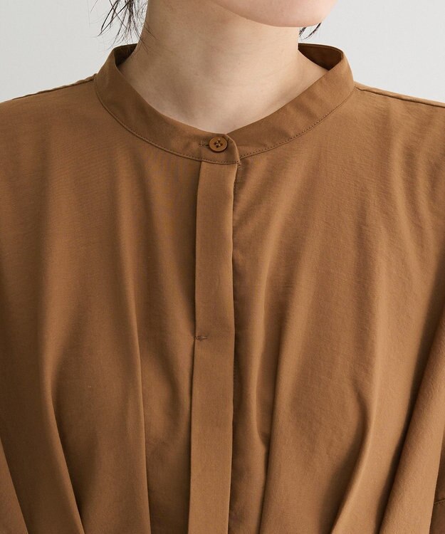 Green Parks ウエストタックシャツチュニック Camel