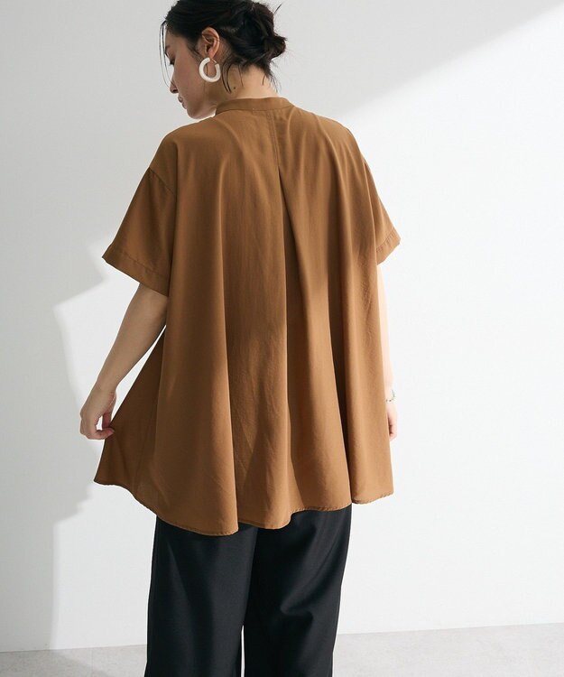 Green Parks ウエストタックシャツチュニック Camel