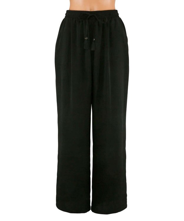 San-ai Resort（三愛水着楽園） 【SALE】【UPF50＋】　ロングパンツ　M【Coral veil（コーラルヴェール）】 ブラック