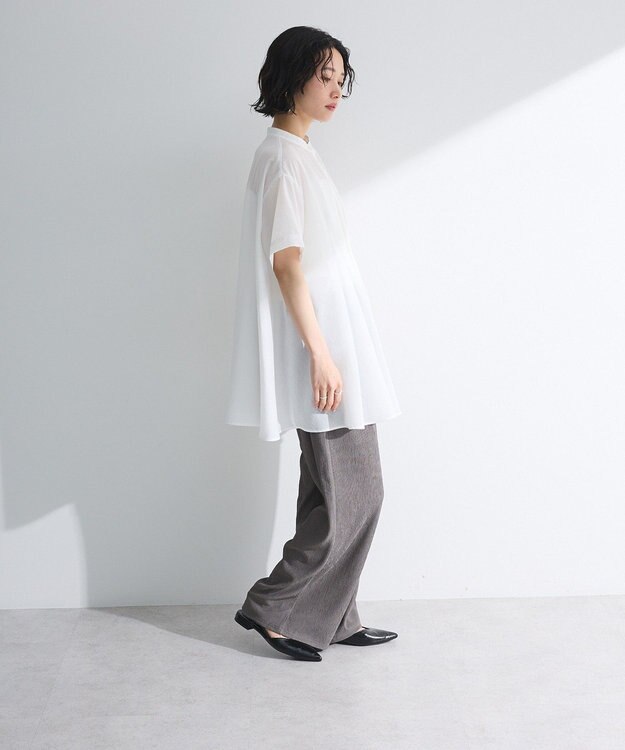 Green Parks ウエストタックシャツチュニック Camel