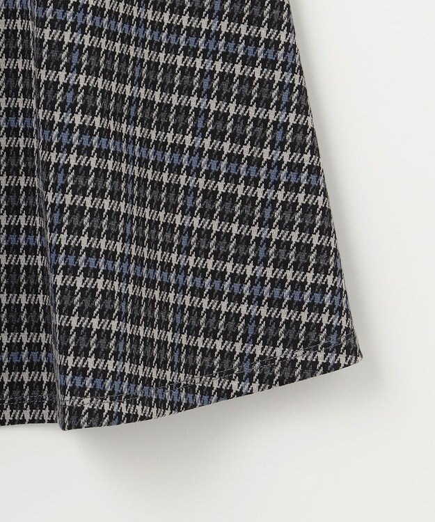 組曲 KIDS 【110-140㎝】チェック ワンピース ブラック系