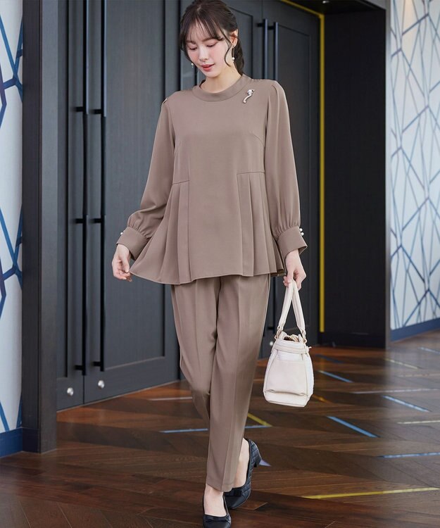 Tiaclasse スワールパールブローチ シルバー