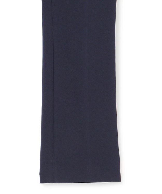 ICB 【洗える】TaPeダブルクロス セミフレアパンツ ネイビー系