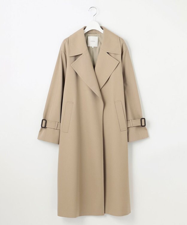 23区 【エステータ】ウールトレンチコート ベージュ