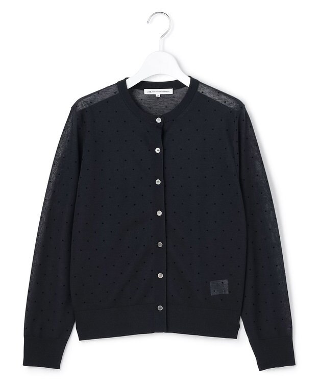 23区 S 【先行予約/WEB&一部店舗限定カラーあり】シアードット クルーネック カーディガン [WEB&一部店舗限定]ネイビー系