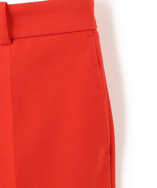 JOSEPH バイストレッチトワル　クロップドトラウザーズ Crimson