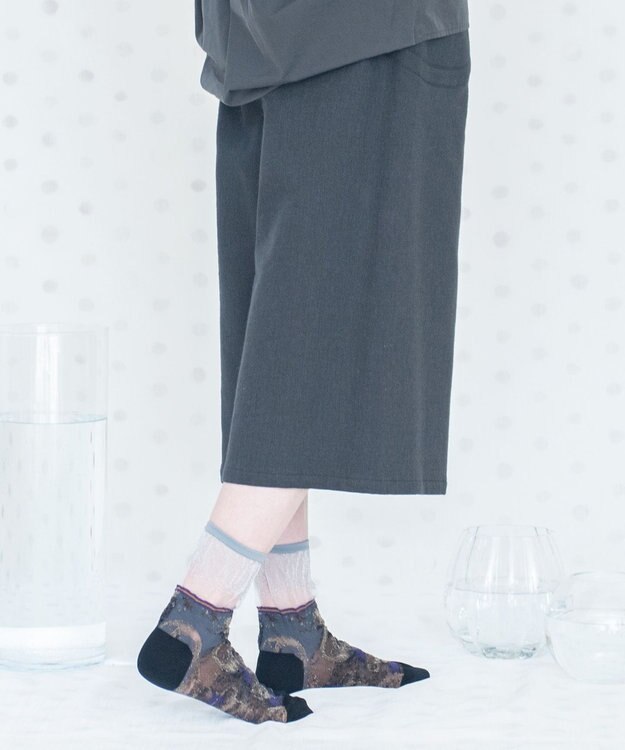 COQ フワリ シアーラメソックス ブラック