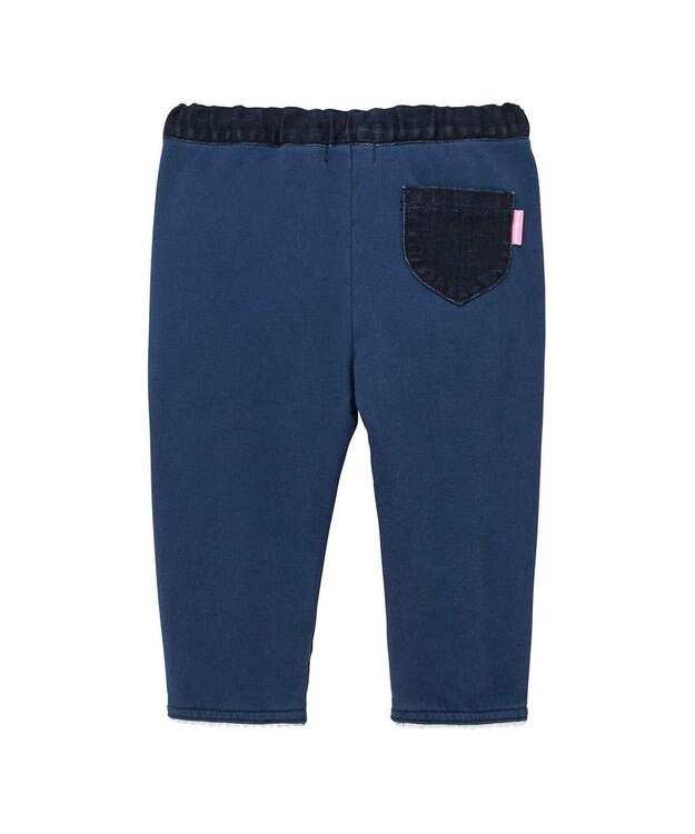 MIKI HOUSE HOT BISCUITS 【80-120cm】 ストレッチ素材 パンツ インディゴブルー