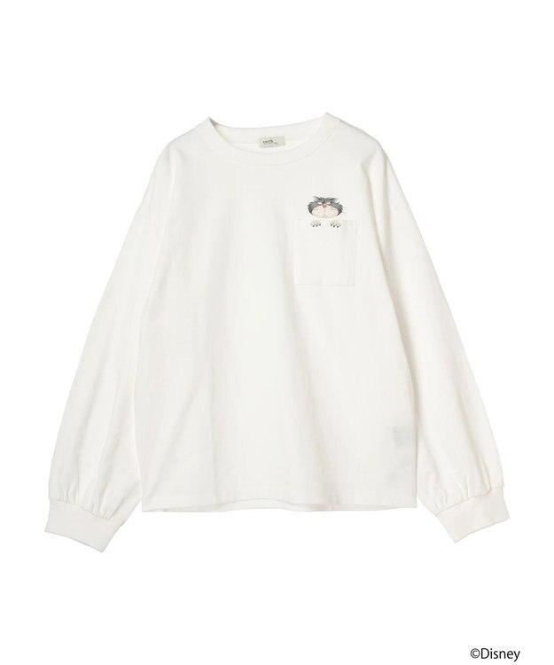 earth music&ecology Ｄｉｓｎｅｙ／覗きルシファーポケットロンＴ White