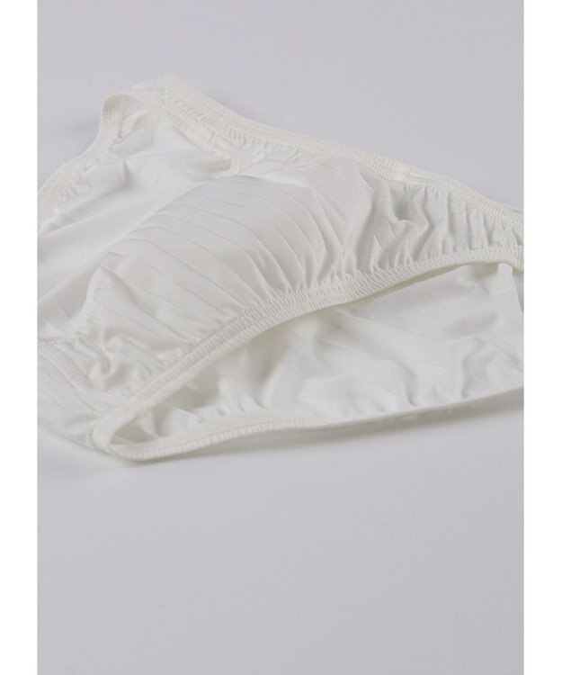 WACOAL MEN ブリーフ フロント立体設計 快適キープ 適度なフィット感 前閉じ ボーダー 下着 GF2401 /ブロス ホワイト