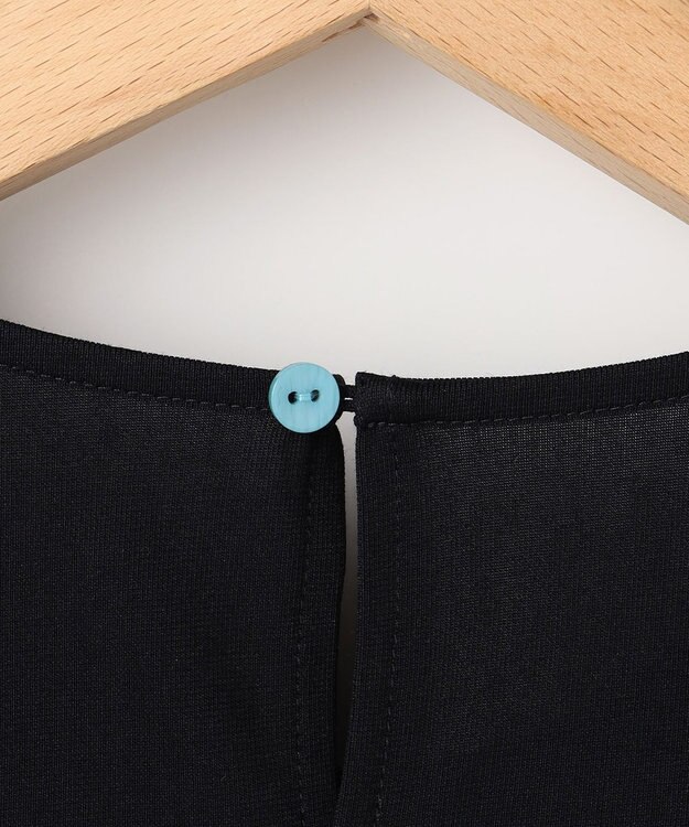 組曲 【先行予約】トリコットジャージー ペプラムカットソー ネイビー系