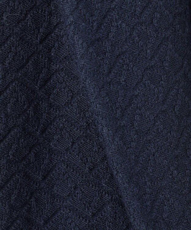 JOSEPH HOMME 新型【洗える】ヴィスコースリンクス 　ニットジャケット ネイビー系