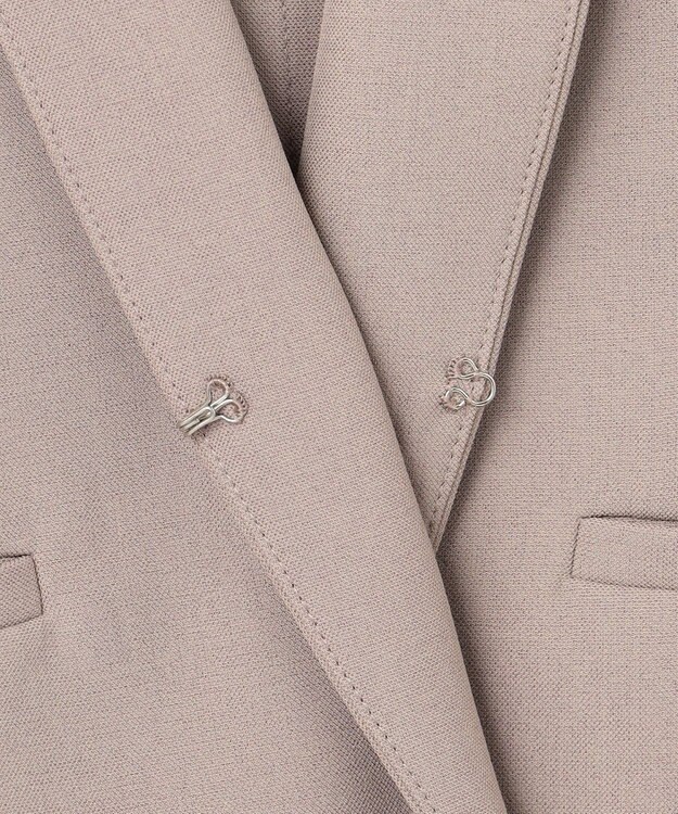 ANY SIS S 【UVカット・接触冷感・吸水速乾】スマートビューティストレッチ ノーカラージャケット グレージュ