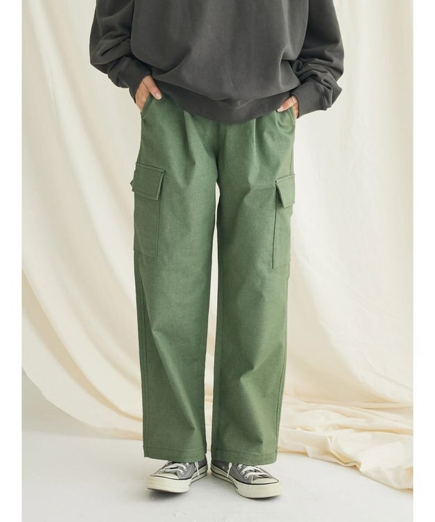 CRAFT STANDARD BOUTIQUE ストレッチカーゴパンツ Khaki