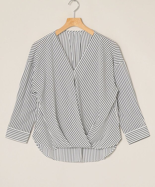 ONWARD Reuse Park 【any SiS】ブラウス春夏 ネイビー