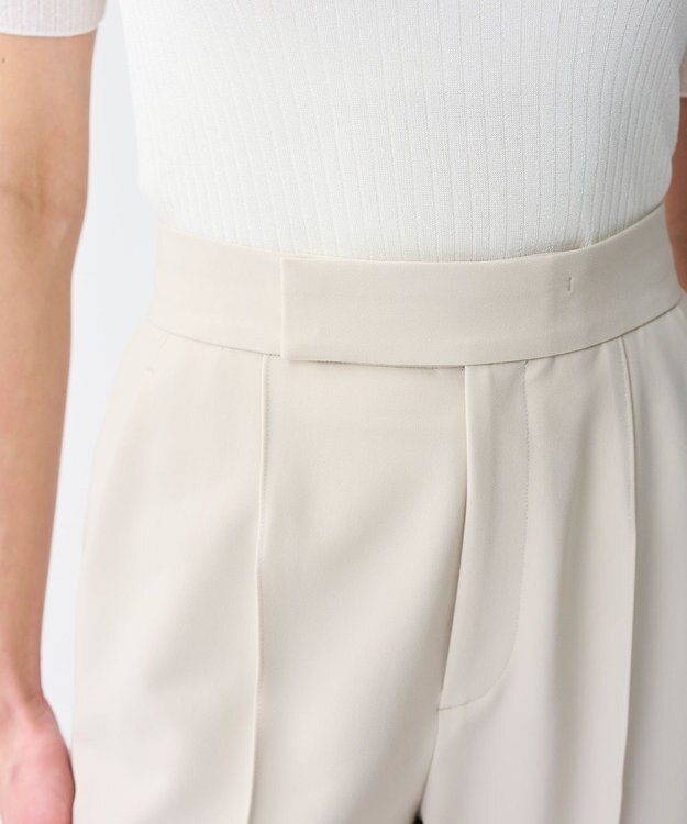 uncrave ラスターシアーニット ワイドリブトップス オフ