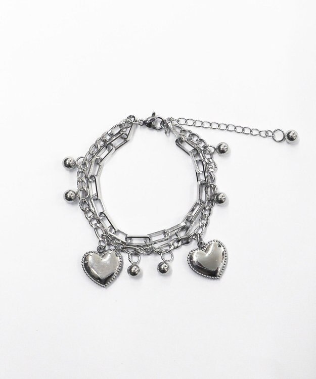 WEGO Lハートアソートチェーンブレス 柄1