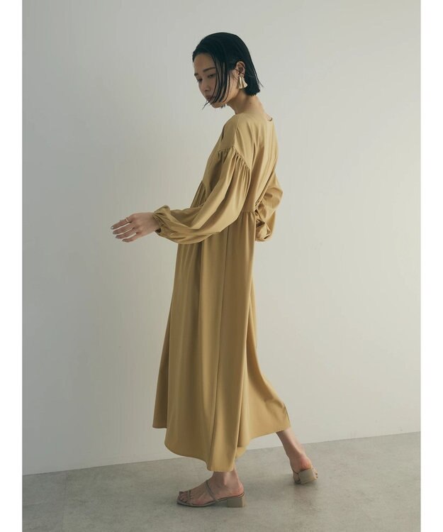 Green Parks armonia．２ｗａｙ袖ボリュームワンピース Beige