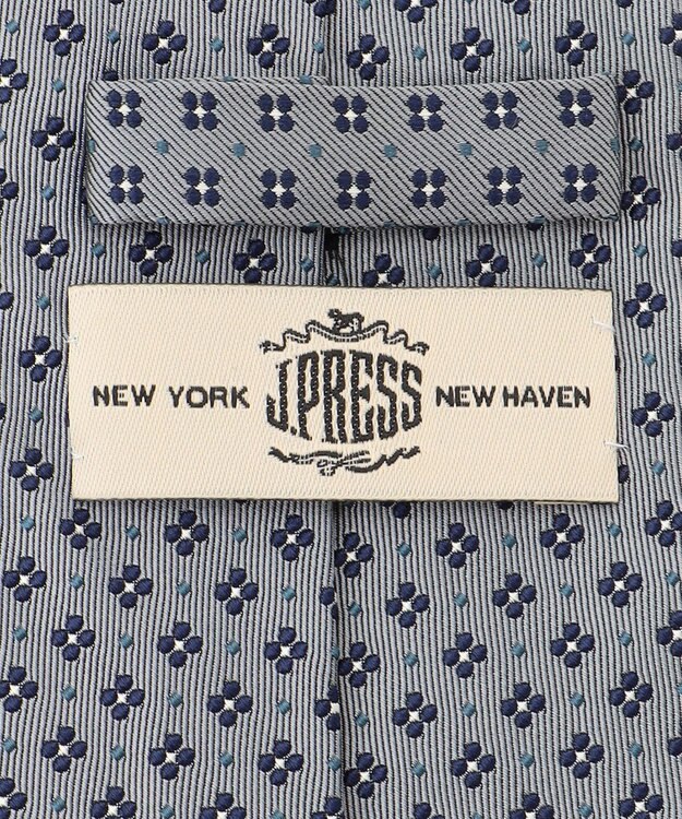J.PRESS MEN 【VINTAGE JACQUARD COLLECTION】小紋柄 ネクタイ グレー系7