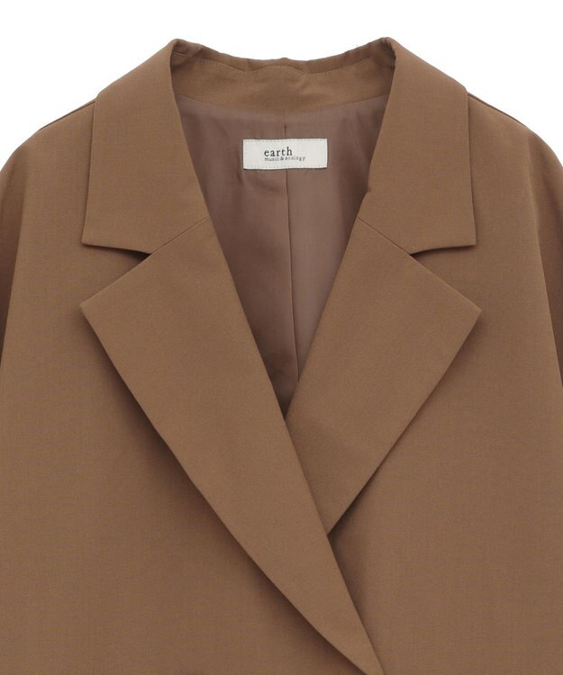 earth music&ecology 【セットアップ可】BIGジャケット Light Brown