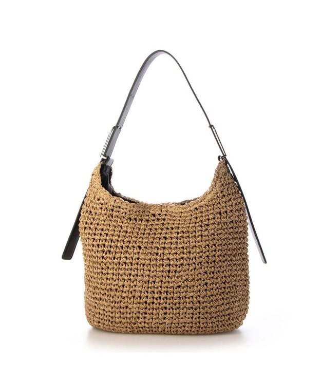 UNBILLION カシュカシュ cachecache / フリーハンドルクロッシェトートバッグ ブラック