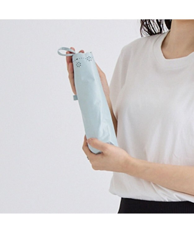 MOONBAT 晴雨兼用日傘 折りたたみ傘 ヒートカット／遮光 遮熱 UV ライトグリーン