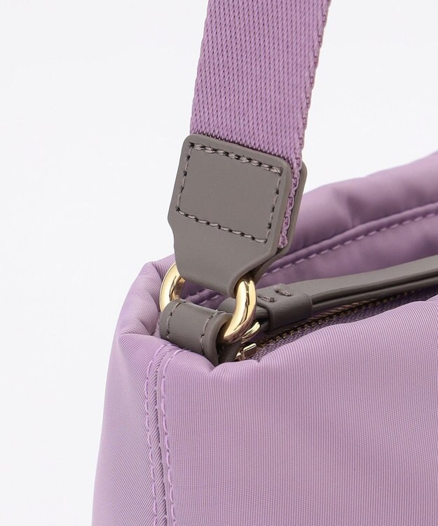 LA BAGAGERIE ダブルフロントポケットショルダー ライトパープル