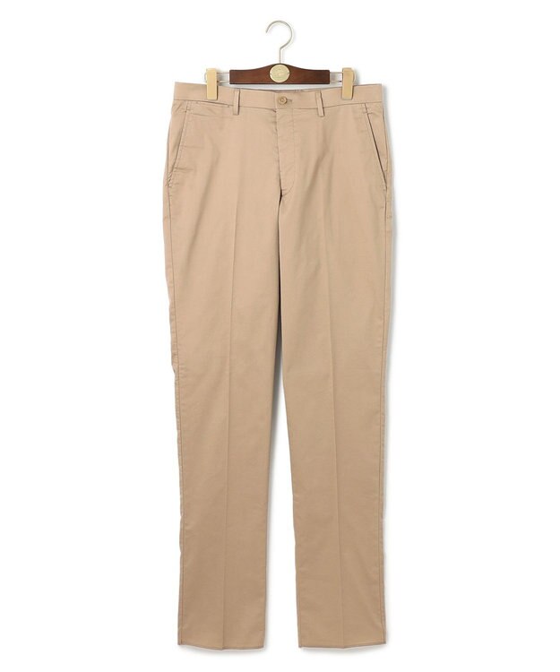 J.PRESS MEN 【ストレッチ】グリストーンダンプ ステムテーパードパンツ ベージュ系