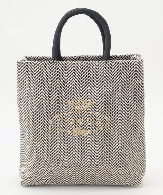 TOCCA 【A4サイズ対応】COLOMARE トートバッグ ヘリンボーン柄