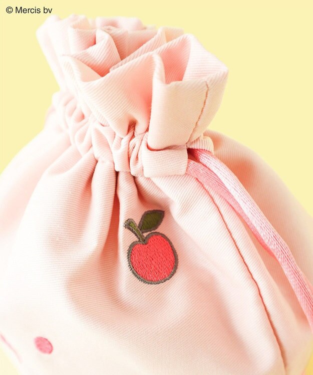 Green Parks ｍｉｆｆｙ／フルーツプリントきんちゃくＢａｇ Pink