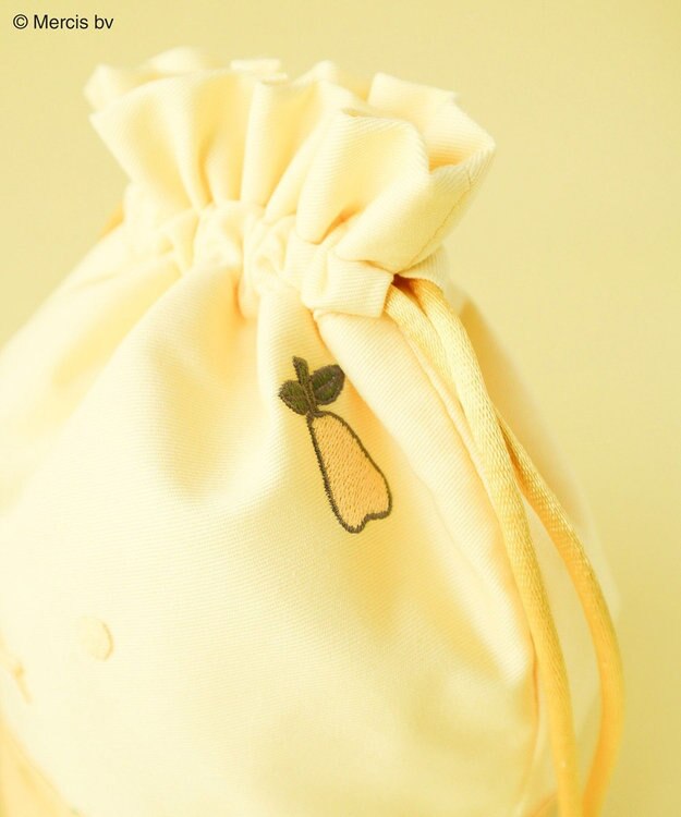 Green Parks ｍｉｆｆｙ／フルーツプリントきんちゃくＢａｇ Yellow
