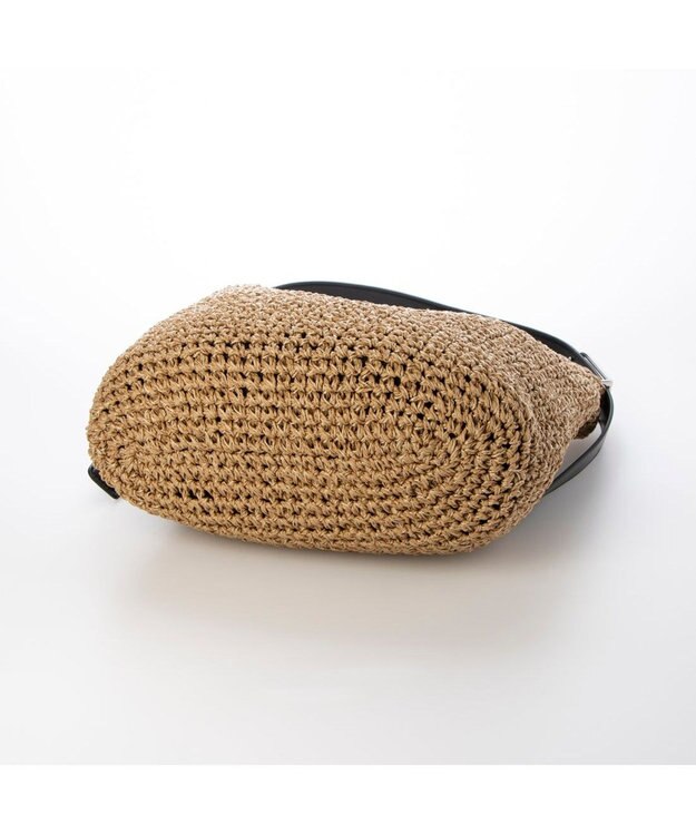 UNBILLION カシュカシュ cachecache / フリーハンドルクロッシェトートバッグ ブラック