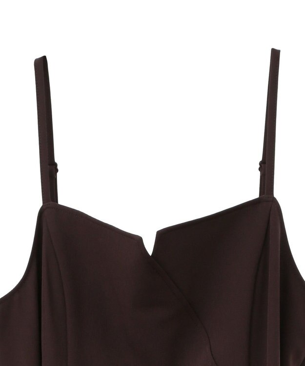 earth music&ecology トレンチ風キャミワンピース Chocolat