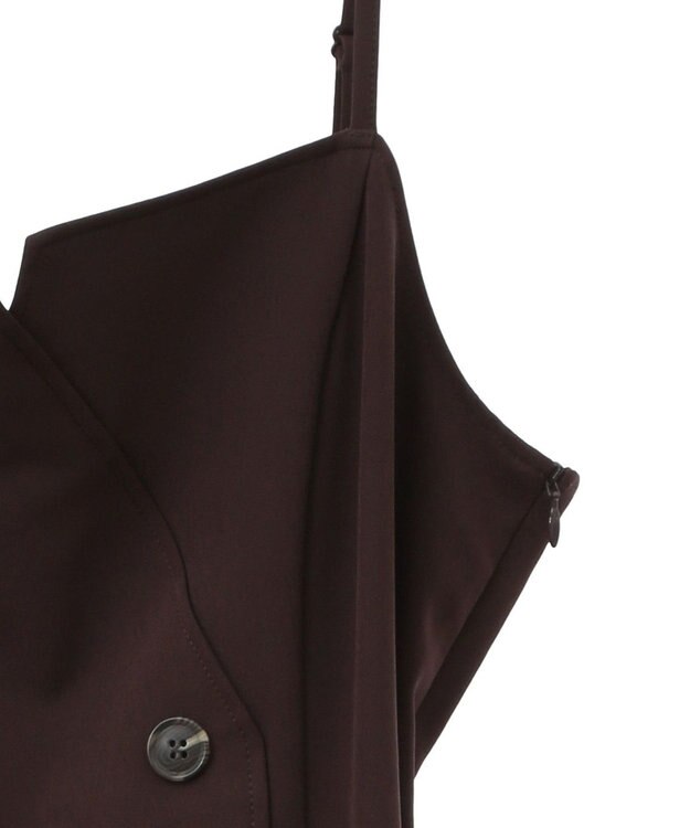 earth music&ecology トレンチ風キャミワンピース Chocolat