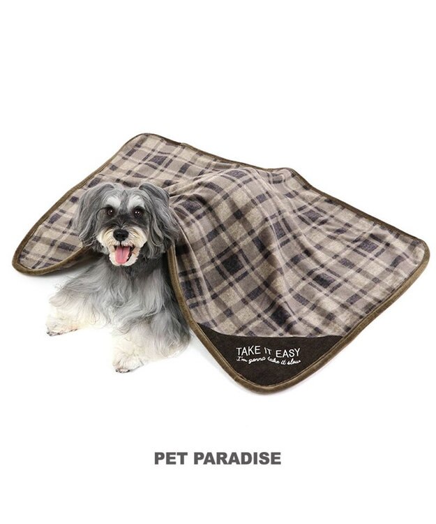 PET PARADISE ペットパラダイス ブランケット 《チェック柄》 90cm×60cm チェック柄