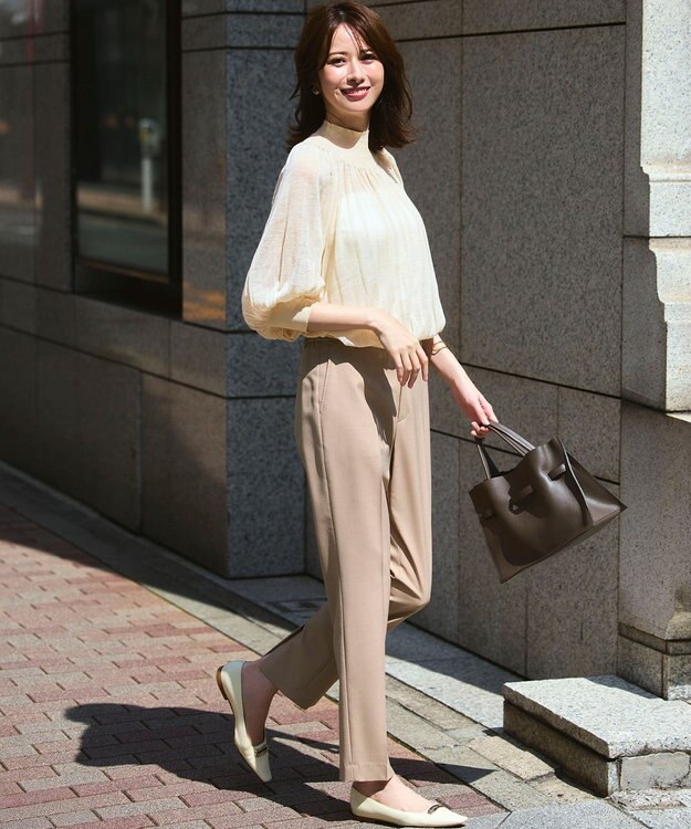 23区 VIOLAd'ORO イタリアンWフェイスレザー トートバッグ ダークブラウン系