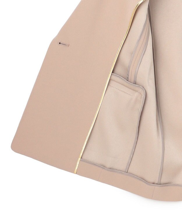 BEIGE， 【Lsize・セットアップ対応】CINDY / ハーフスリーブジャケット Taupe