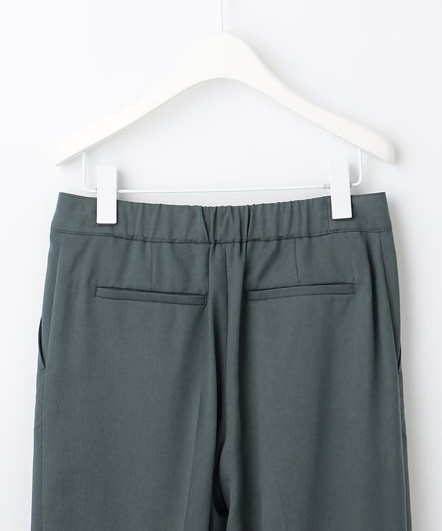 J.PRESS LADIES 【洗える】コットンセルロース チノ パンツ スモーキーグリーン系
